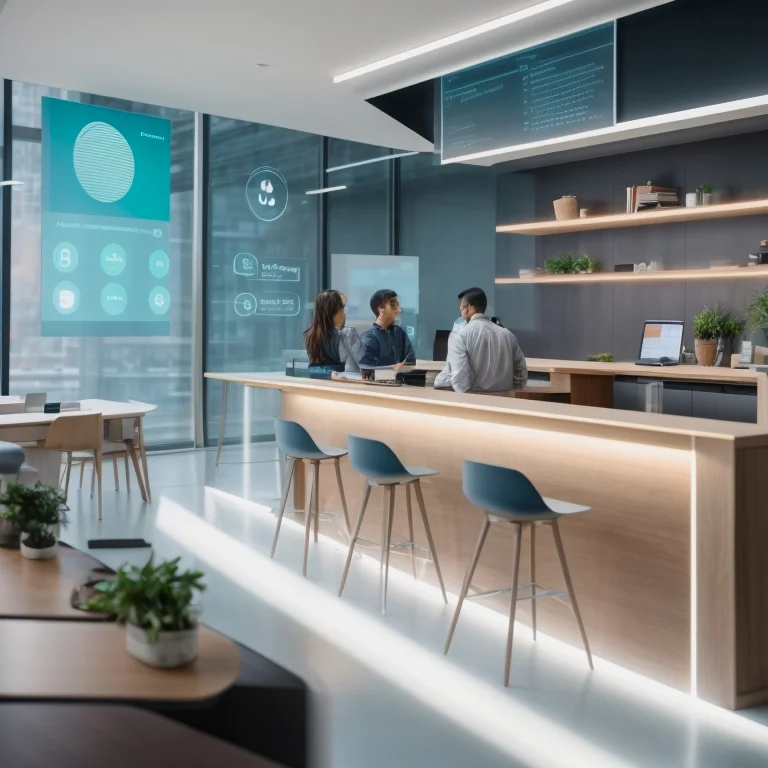 Interactive AI tutorial screen